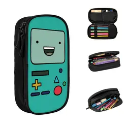 Adventure Time Anime BMO Pencil Cases Big Capacity Pen Bags Pen Box Pencil Pouch For Boys Girls Student Stationery School Office