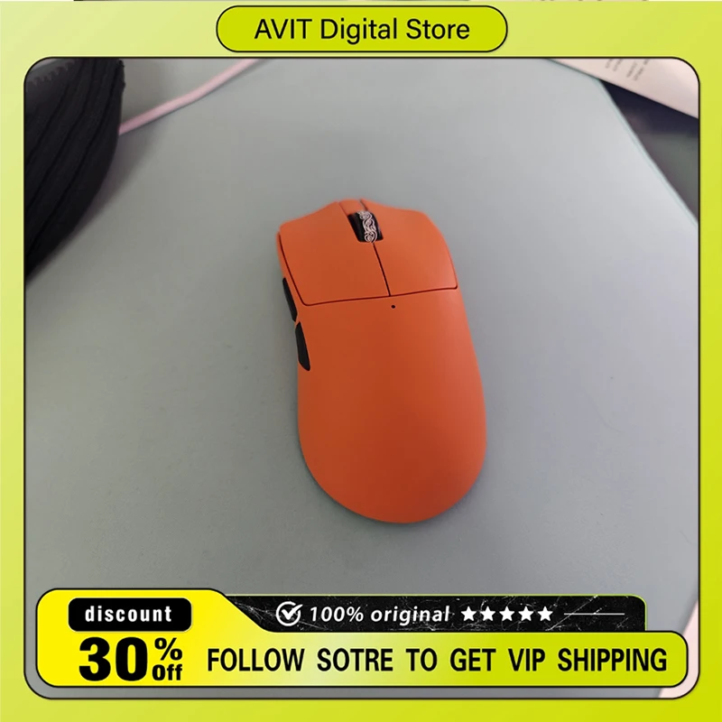 

Игровая мышь Incott 039 Pro Tri-mode: легкая, с длительным временем автономной работы, эргономичная, беспроводная, для киберспорта, аксессуары для ПК, подарки