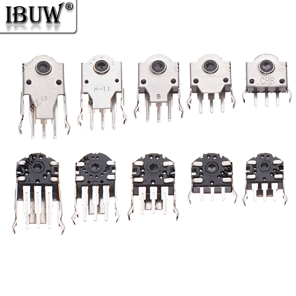 10PCS 7MM 9MM 9H 11H 13H 5MM Mouse Encoder 11MM 13MM Rolling Switch Roller Encoder 5H 7H Mouse Navigation Mouse Connector