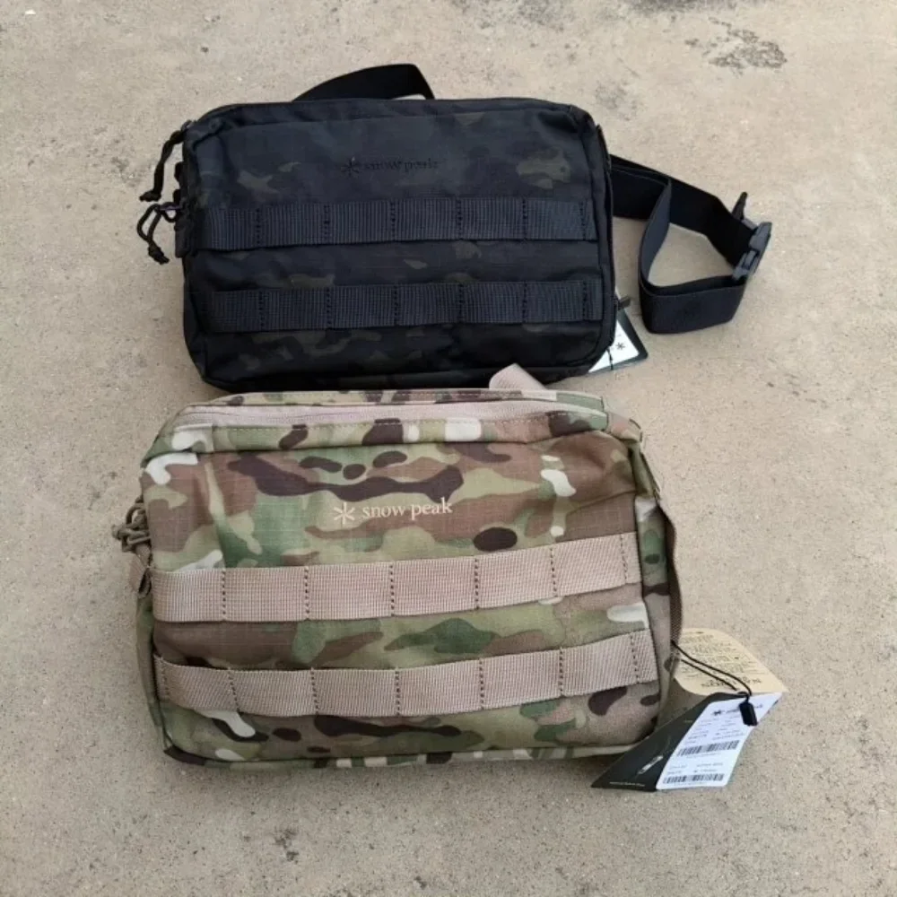 Snow Peak, bolsa de pecho para actividades al aire libre, bolsa de cintura, multifuncional, ligera, resistente al agua, ideal para senderismo y viajes, modelo unisex.
