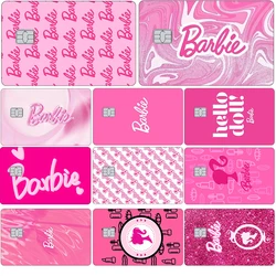 Fashion Barbie New 2024 Matte PVC Film Skin Stickers Anime Kawaii Diy Laser Hd Tape for Bank Credit Debit Card Akcesoria dla kobiet