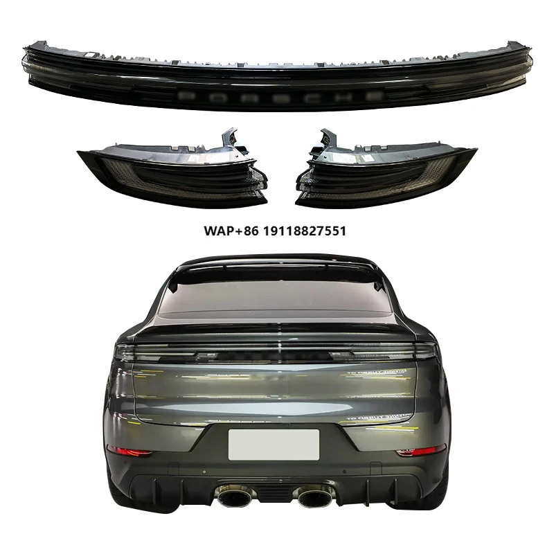 SIYU 2024 Car Tail Lamp Modified Tailgate Light Running Turn Signal Brake Reversing Lights Transparent Lens 5000K 3000 Lm 12V