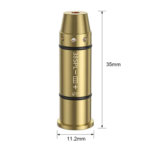 38SPL red dot laser training equipment with dry powder, tactical aiming practice skill development tool for hand enhancement