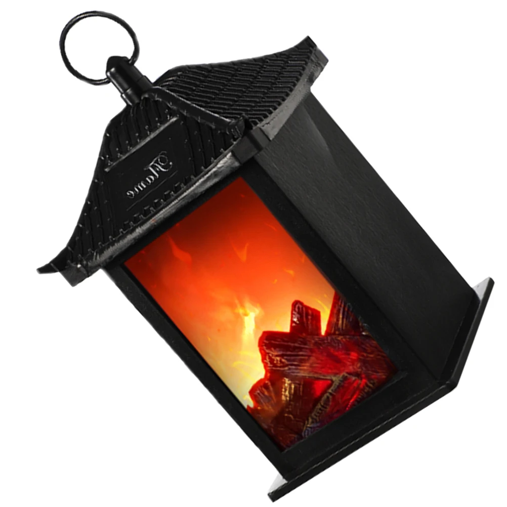

Retro Style Lighted Lantern Plastic Night Lamp Xmas Lights for Christmas H held Powered
