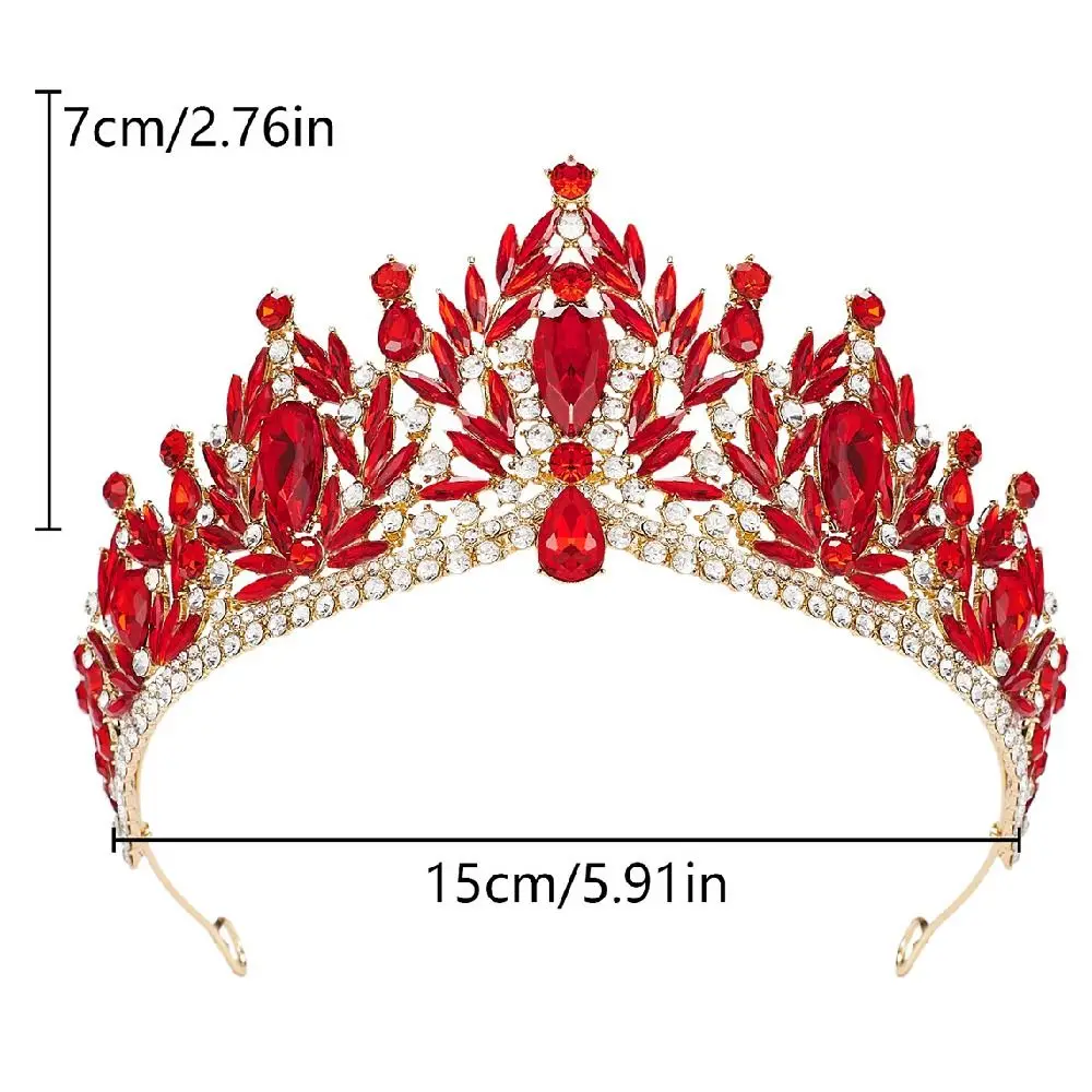 العصرية الفاخرة الباروك الملكة التيجان أنيقة تألق سبيكة الأميرة تاج المبهر رائعة النساء الشعر هوب التصوير الدعائم