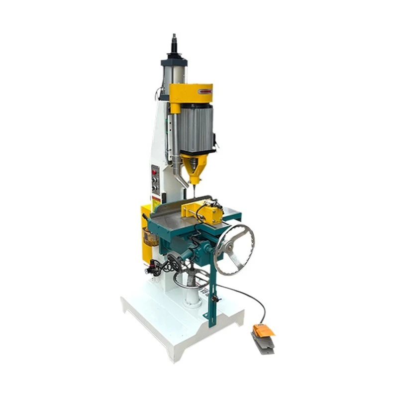 

Vertical single-axis high-speed tongue and groove machine, manual drilling machine, woodworking square drill