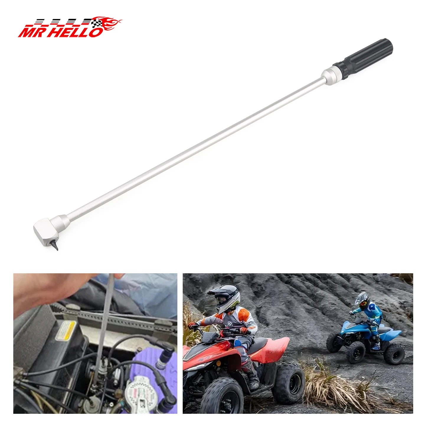 

ATV 90-градусный пилотный винт, инструмент для регулировки отвертки, инструмент для регулировки карбюратора для ATV UTV, снегоход, аксессуары для мотоциклов