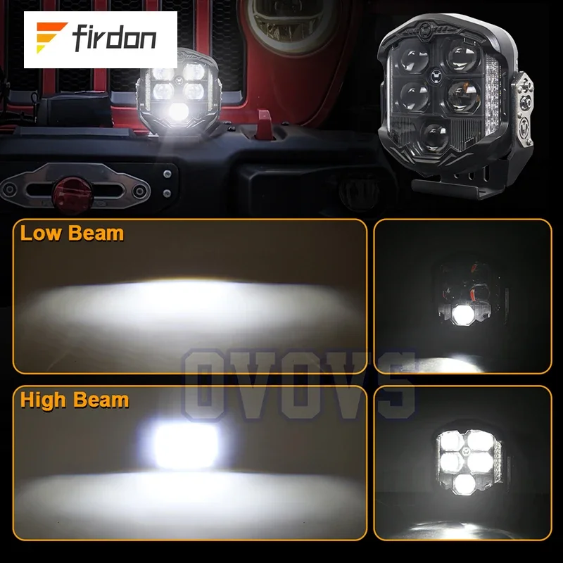 LED Driving Lights LED Lights Pod 7 inch LED Offroad Light for Wrangler, ATV, SUV, UTV, Trucks, Pickup, 4x4, F150