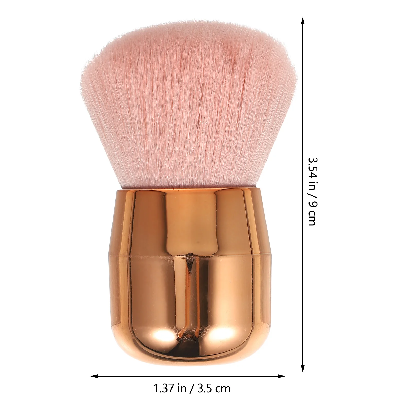 1 قطعة مجموعة فرشاة ماكياج رأس الفطر مقبض قصير شعيرات الألياف متعددة الاستخدام لمستحضرات التجميل اليومية والمهنية الطبيعية #5