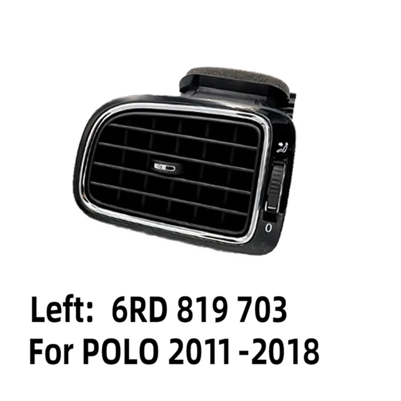 Left&Right A/C Air Outlet Vent Grill Cover For VW Polo 2011-2018 6RD819703 6RD819704