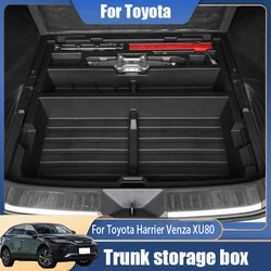 For Toyota Harrier Venza XU80 2021 2022 2024 Trunk storage box Tail box storage box Automotive interior modification