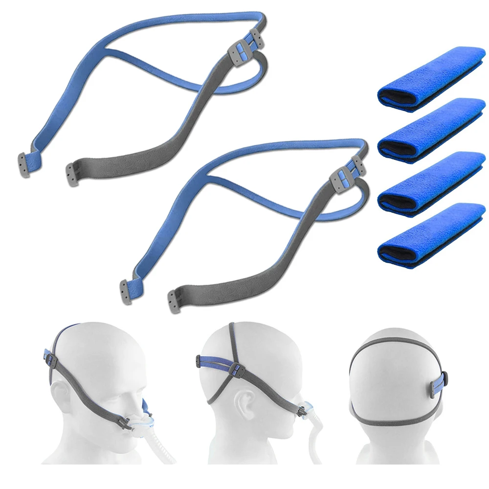 

2pcs Replacement Headgear Compatible with AirFit P10 & N30, Adjustable Headgear Strap, Soft Elastic Material & Quick-Fit Design