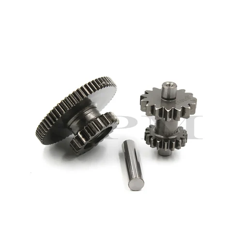 Imagen 2 del producto Engranaje de reducción de tensor de arranque de motocicleta, dientes dobles para Zongshen CB250 250cc, Motor refrigerado por aire, piezas de Motocross