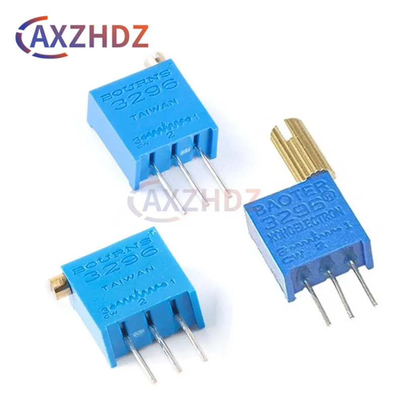 10PCS 3296 10Ω - 2M Multiturn Potentiometer Adjustable Resistor 102 103 502 104 500R 1K 2K 5K 10K 20K 50K 100K 200K 500K 1M Ohm