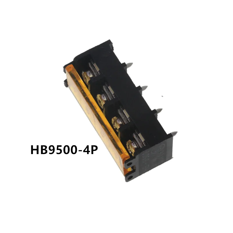5pcs Hb9500 2p 3p 4p 5p 6p 7p 8p 9p 10pin Pcb Screw Terminal Block Connector Hb-9500 300v 30a Lid Barrier Terminal 9.5mm Pitch