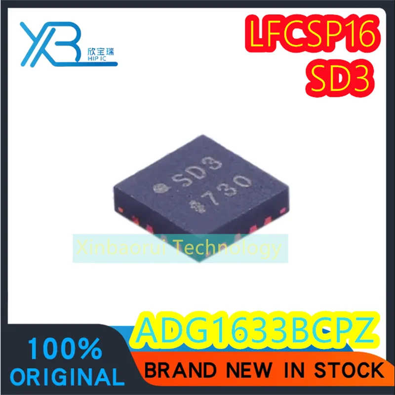 (5/40pieces) ADG1633BCPZ ADG1633 code SD3 package LFCSP16 analog switch multiplexer IC brand new good quality fast delivery