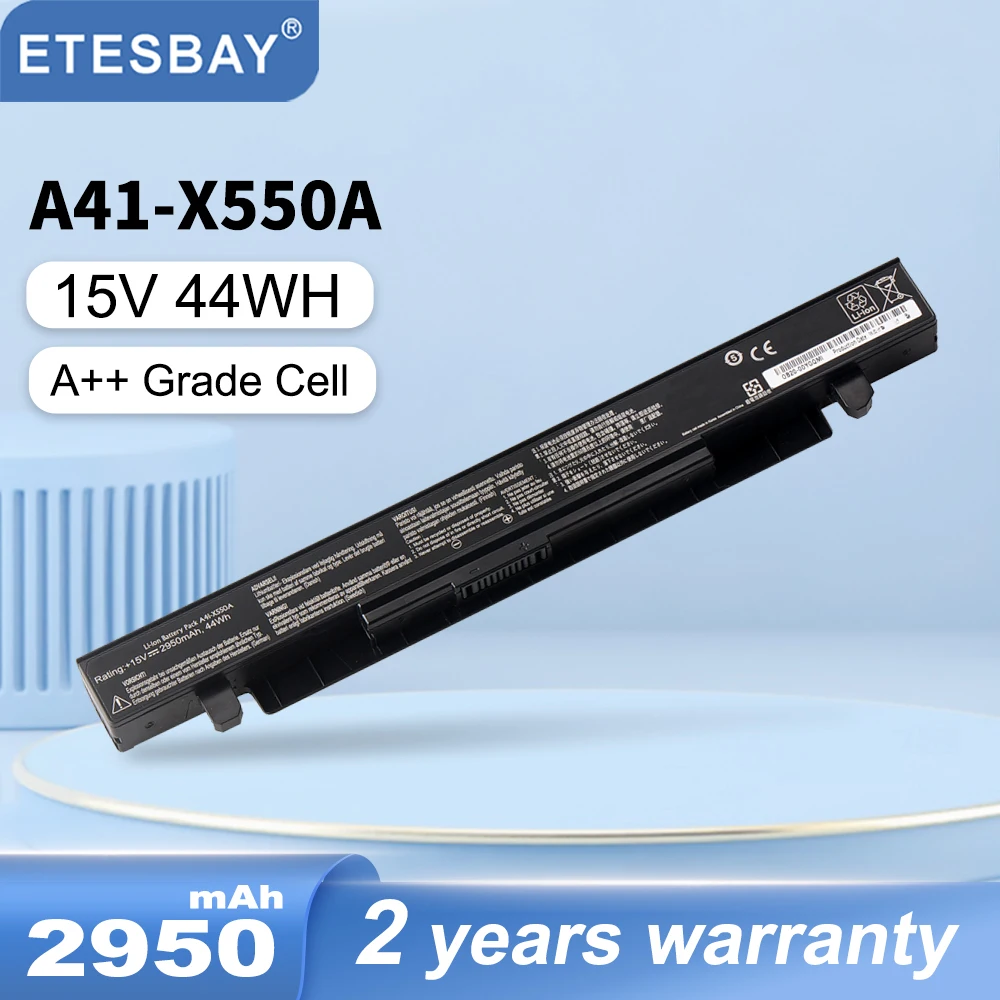 

ETESBAY A41-X550A 44WH Аккумулятор для ноутбука Asus X550C X452E X450L X550 X450C X450CA A450 A550 F450 R409 R510 F550 F552 K450