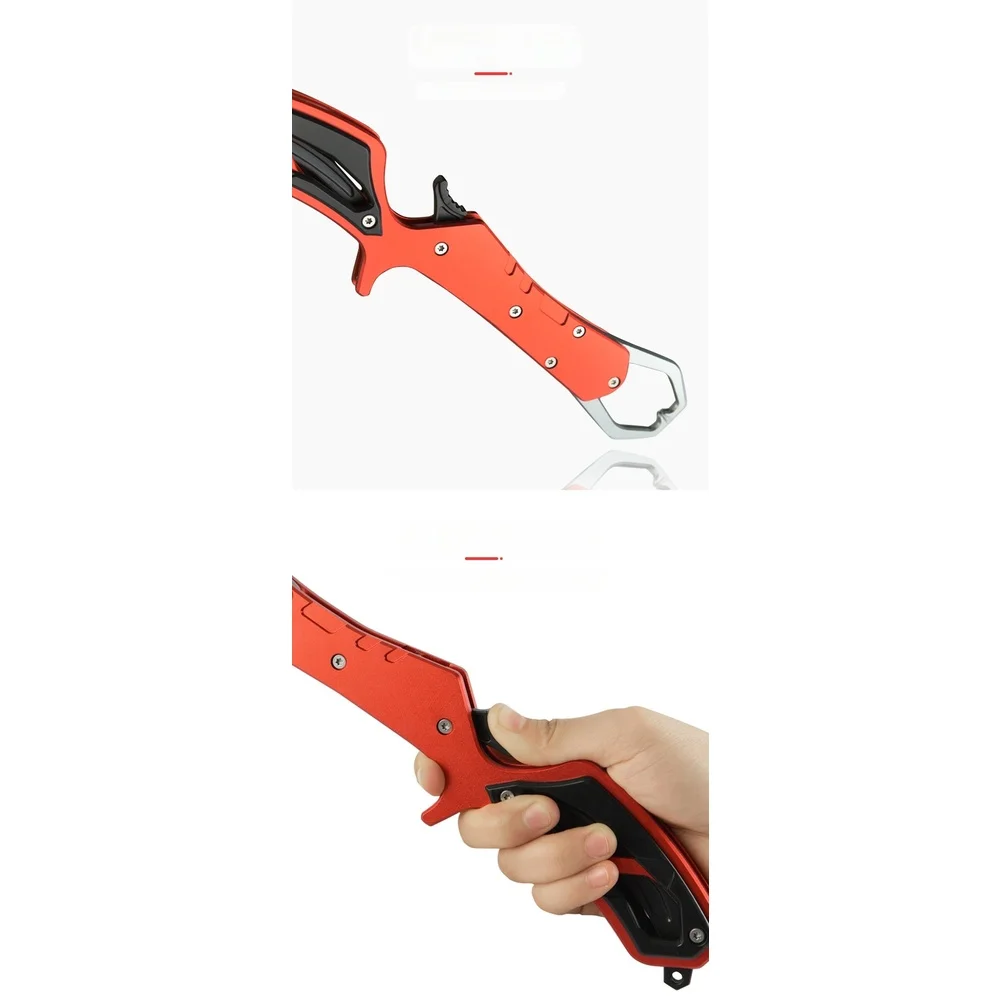1 Piece Aluminum Alloy Fish Grabber Pliers Anti-Rust Pistol Grip Lip Clamp For Outdoor Fishing Tool Hand Pliers