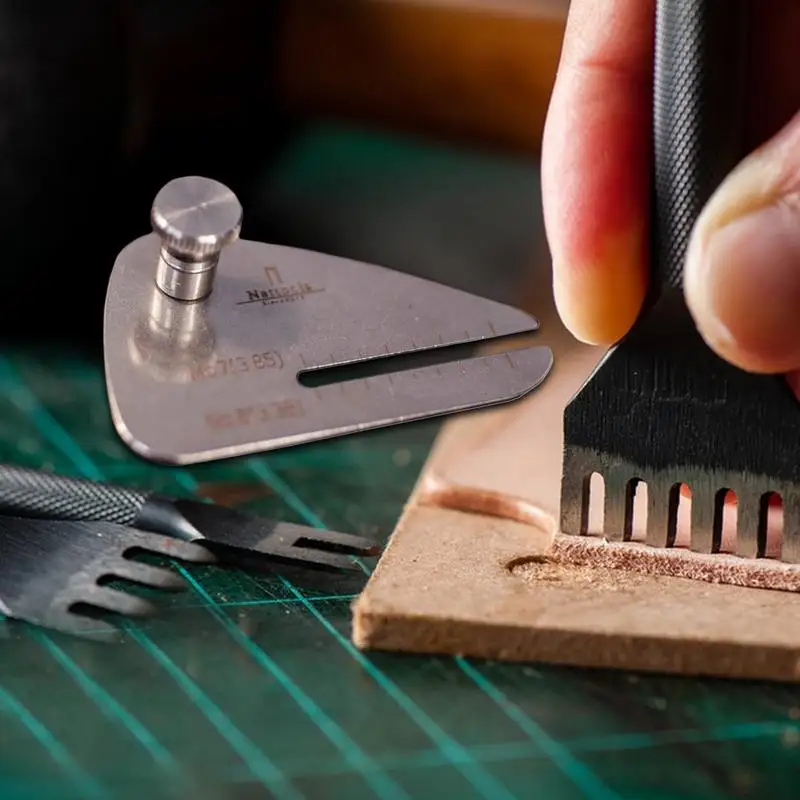 DIY Leder Ziehen Bord Praktische Schneiden Lineal Werkzeug Edelstahl Manuelle Leder Cut Hilfs Zubehör Hilfs Werkzeuge