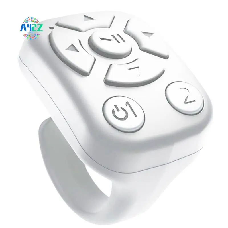 A42Z-Scrolling Ring,Bluetooth Remote For Tiktok Clips & Tunes, For Fingertip Bluetooth Controller, With Camera Shutter