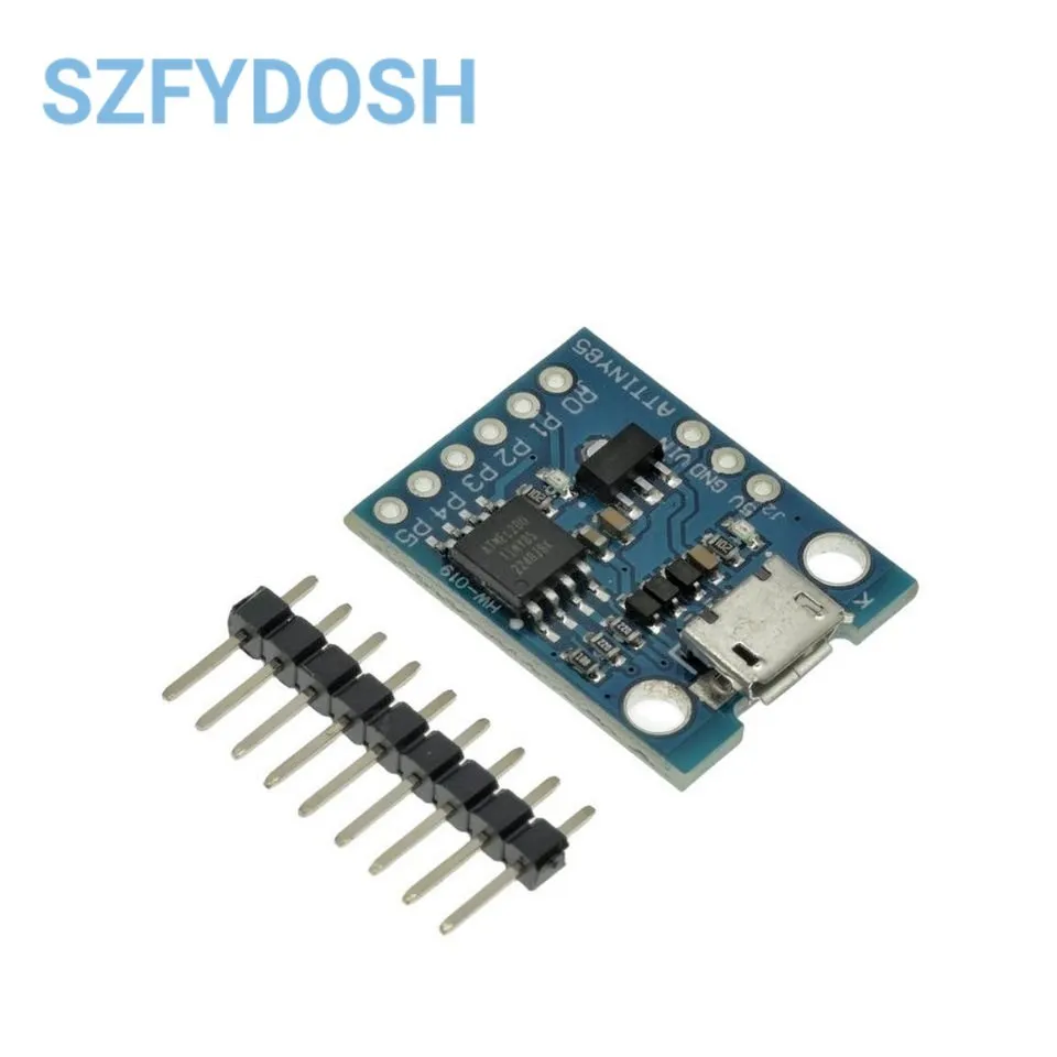 ATtiny ATtiny85 Digispark Kickstarter Micro USB Development Board Module IIC I2C TWI SPI Low Power Microcontroller