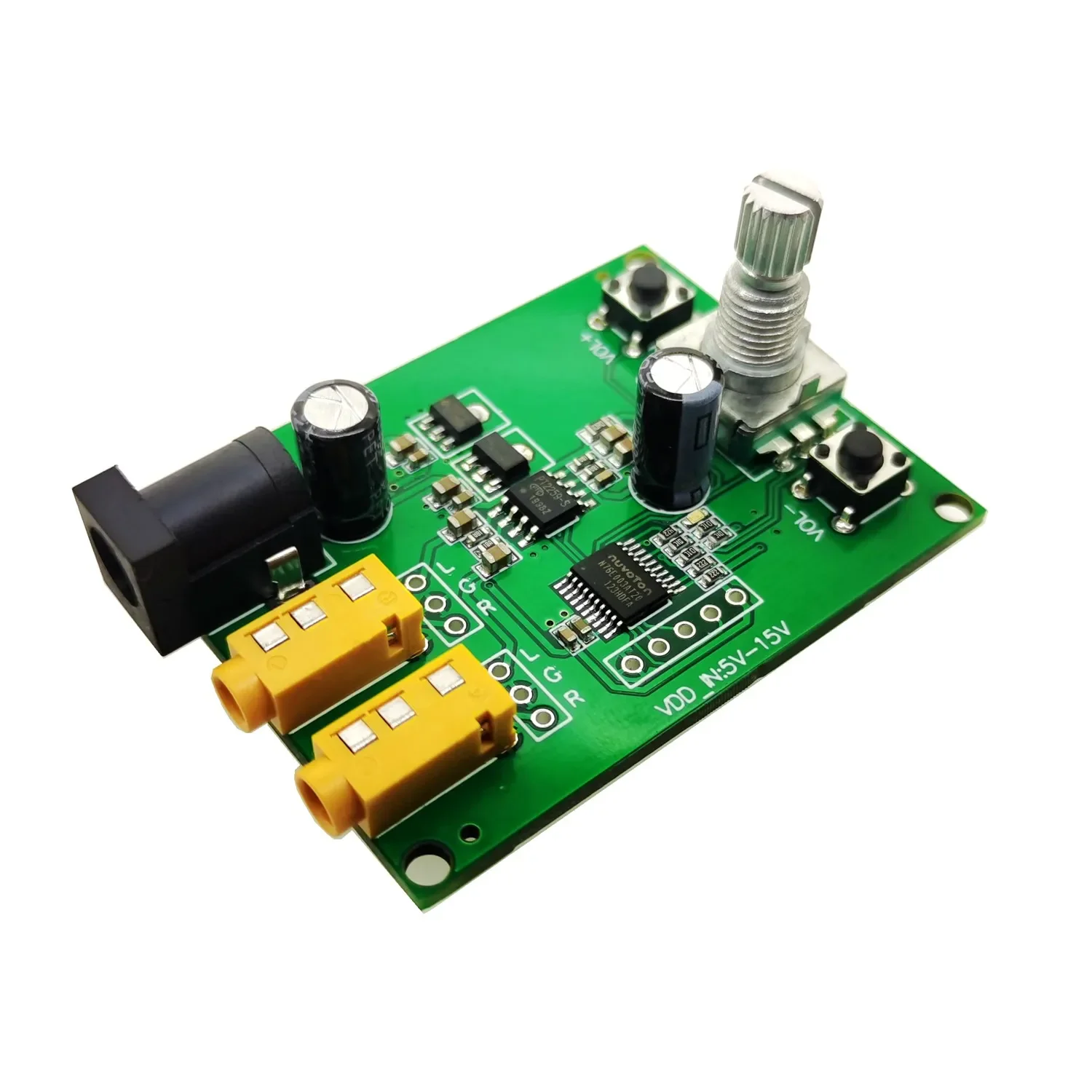 Digital Volume Adjusting Board Stereo Electronic Volume Control Module Rotary Encoder Key Tuning Board