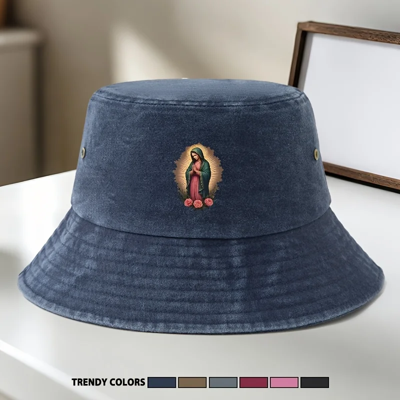 Foldable Vintage Unisex Bucket Hat Suitable for Men & Women - Lightweight Washed Washed, Multi-Color Options, Hand Washable Suit