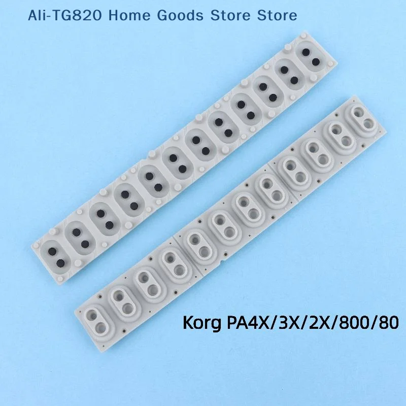 [TG820] 1/4 Peças de Tiras de Borracha Condutiva para Botões Korg PA4X PA3X PA2X PA800 PA80 TRITON LE & TR - Conjunto de Contatos de Borracha para Teclas