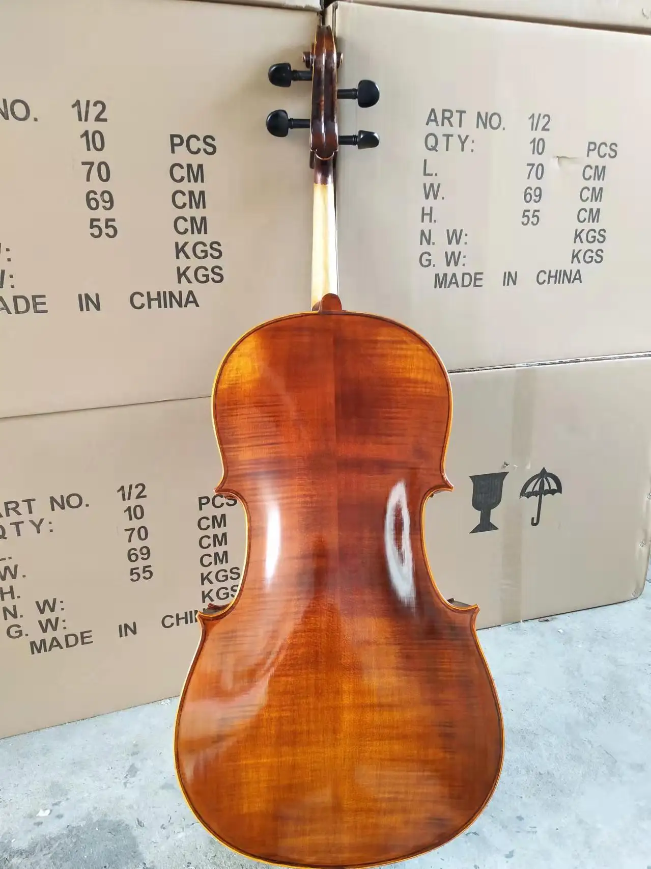 Tongling آلة موسيقية لهب الخشب الصلب 4/4 التشيلو الشعبي الساخن بيع #3