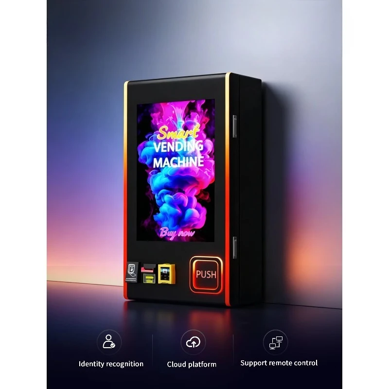 24/7 Service Commercial Smart Mini Wall-Mounted Digital Vending Machine SDK for Retail Items Real-Time Monitoring