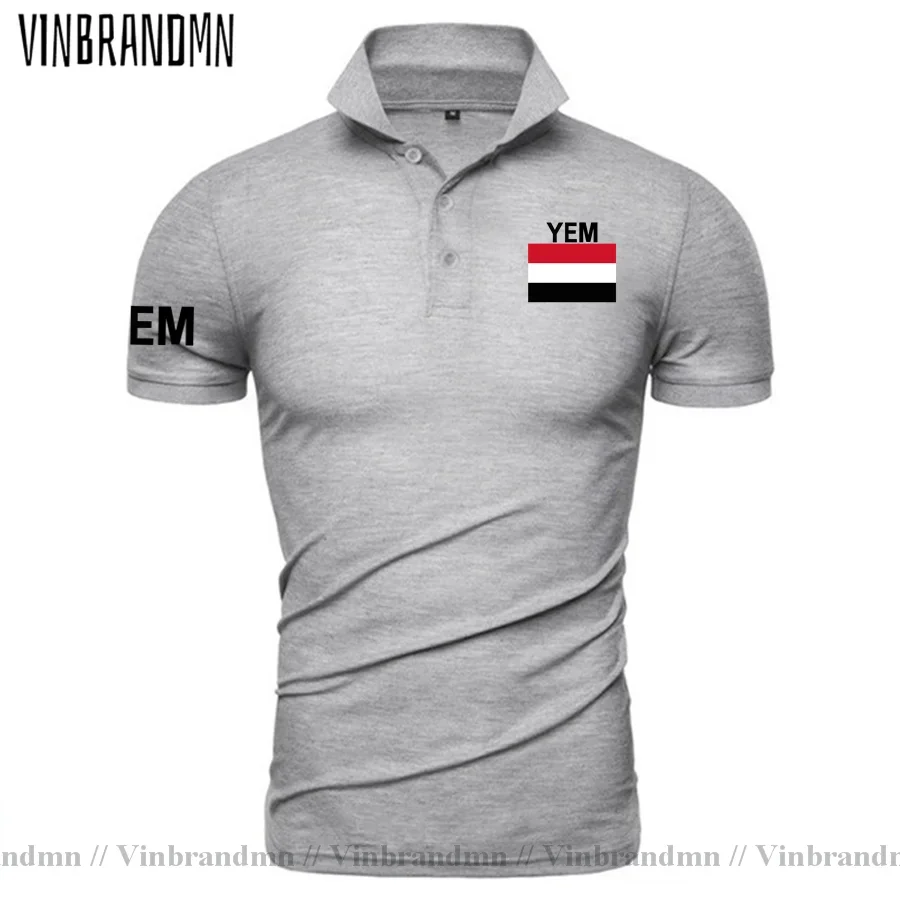 Yemen Yemeni Arabi Polo shirts Men New Fashion Classic Brand Shirt Country Flag Design 100% Cotton Apparel Nation Team YEM Islam