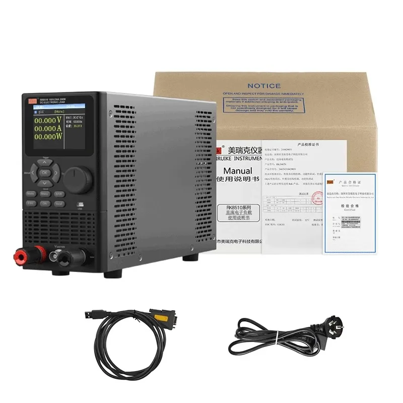 Programmable negative electronic load tester for measuring internal resistance discharge of 400W battery capacity