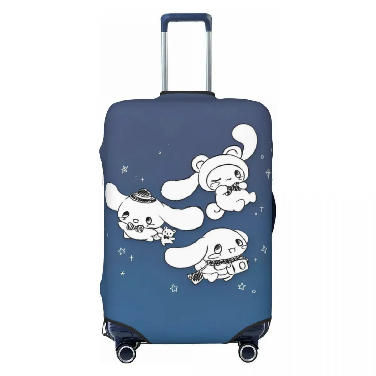 

Whimsical Cinnamoroll Cartoon Suitcase Cover Business Protection Holiday Useful Luggage Supplies