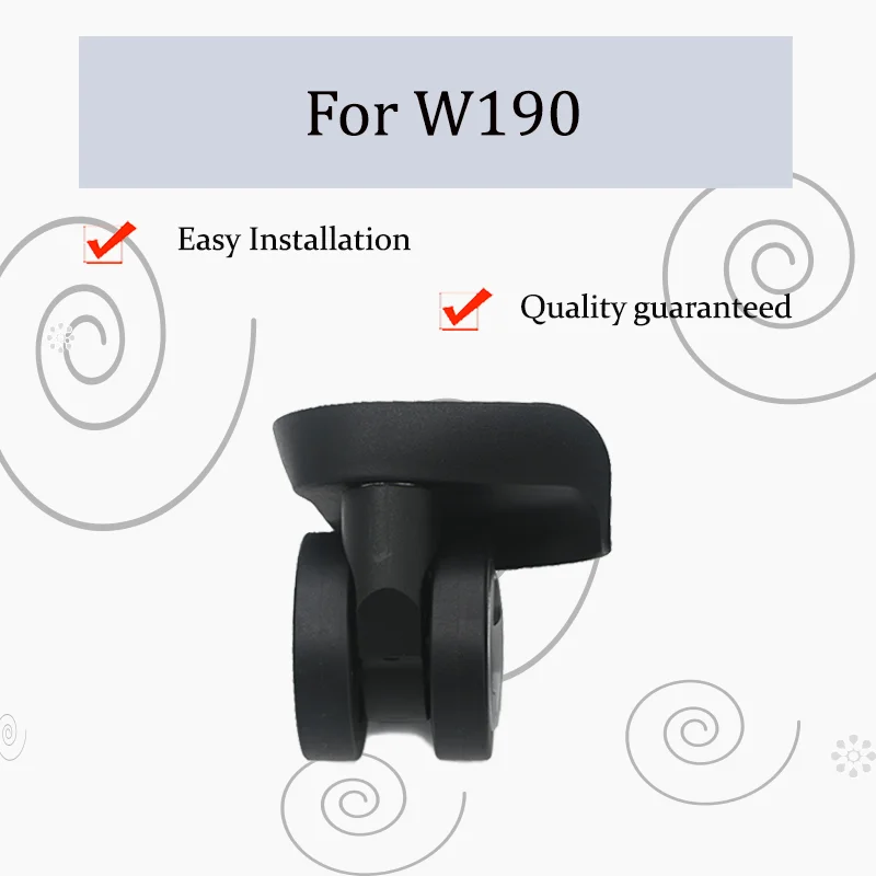 

For W190 Luggage Wheel Replacement Parts—Silent 360° Rolling The Perfect Replacement For Damaged Luggage Wheels