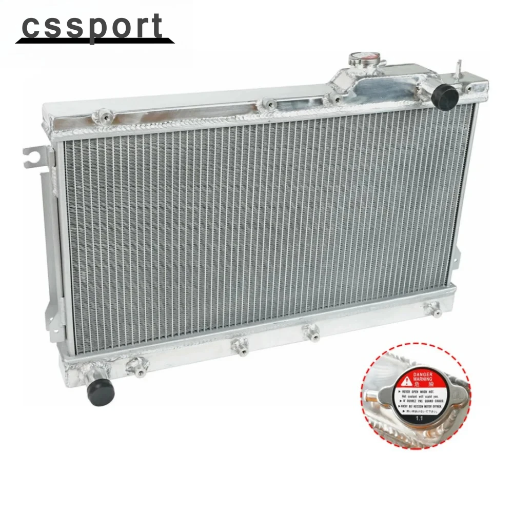 

Aluminum Core Racing Radiator 2 Row 40mm Bolt On For 1994-1997 Mazda Miata MX5 1.8L 1990-1993 1.6L