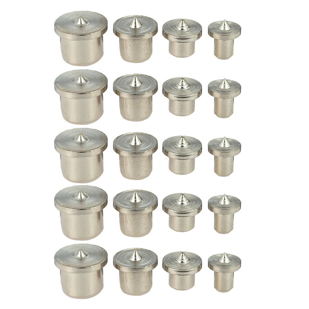 20pcs Dowel Centre Point Set 6mm 8mm 10mm 12mm for Drill Hole Accurate Alignment