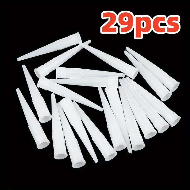 

29 universal filling nozzles, including glass glue nozzles, sealant nozzles and silicone gun nozzles