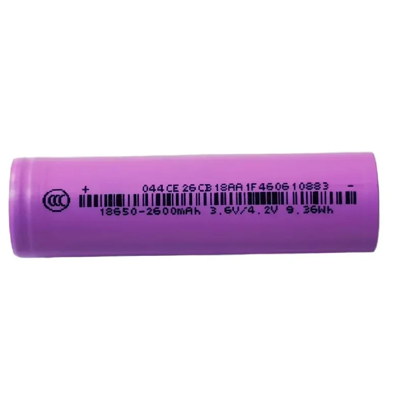 New 10PCS 18650 2600mAh Flat‑Top Rechargeable Lithium‑ion Battery For FEB 5C High Power Discharge Cell