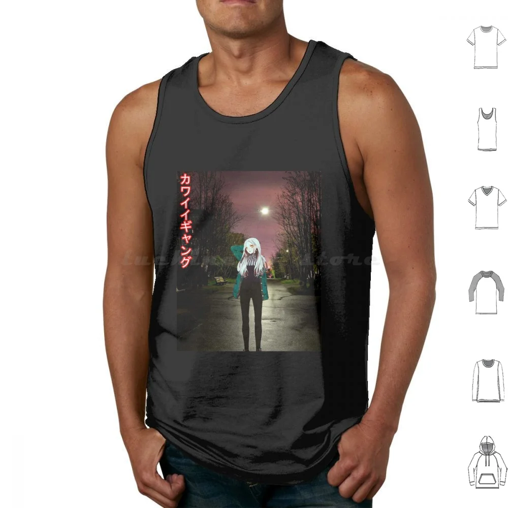 

Anime Girl On The Street Tank Tops Vest Sleeveless Anime Girl Anime Kawaii Anime Kawaii Senpai Anime Edit