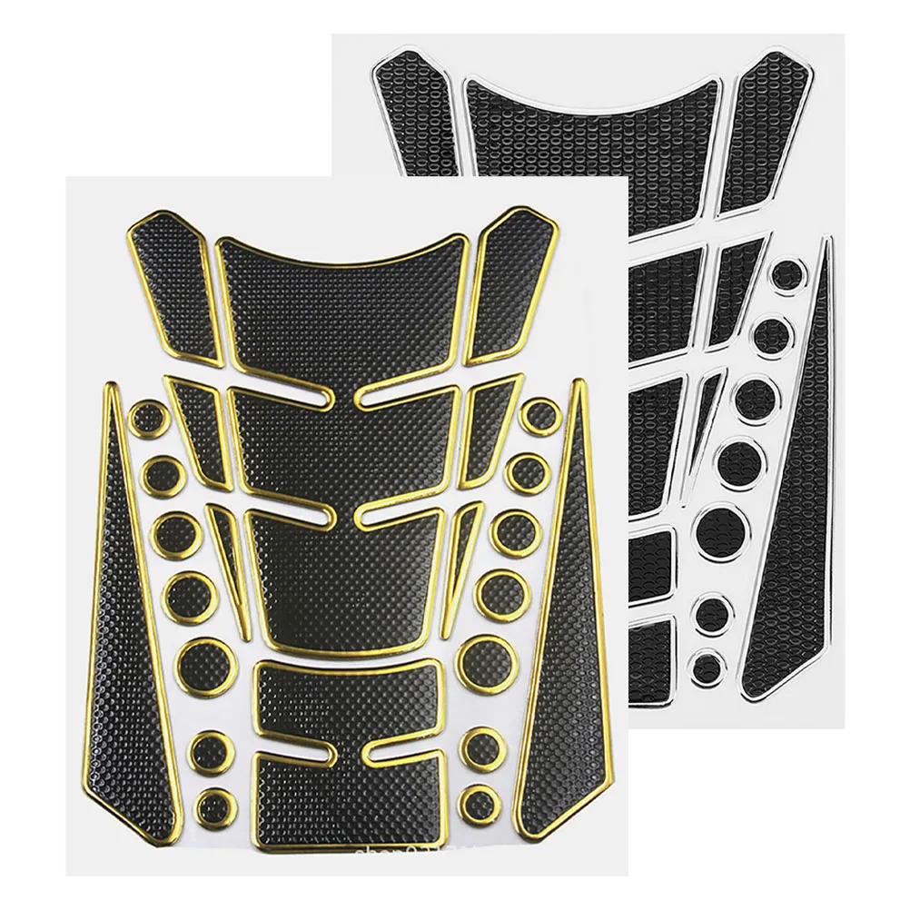 

2Pcs Motorcycle Stickers 3D Durable Waterproof Motorcycle Accessories Protectors Easy Installation Decals Accessories Gas Pad