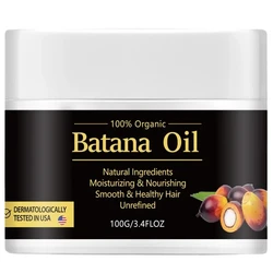 Natural 100% Pure Batana Oil For Hair Growth Batana Oil Butter Hair Mask From Honduras Hair Loss Treatment For Black Men & Women