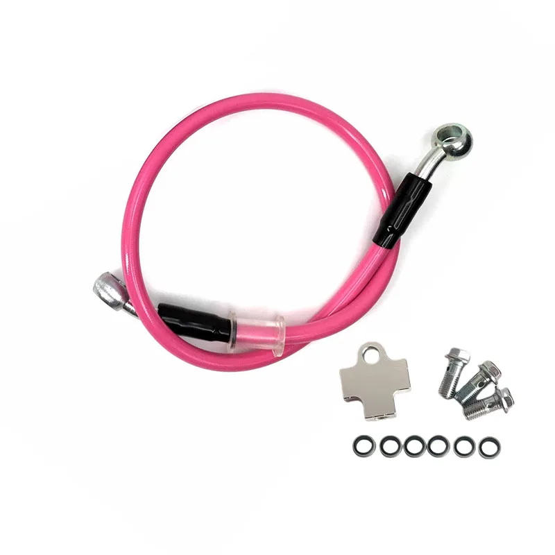 

Tee Connector Connection Motorcycle Hydraulic Brake Hose Pipe AN3 Tee Coupling Fitting 3way Adapter Reinforced Clutch Oil pipe