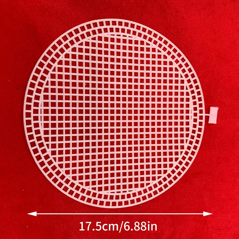 แผ่นตาข่ายพลาสติกสำหรับถักอุปกรณ์กระเป๋าทอกระเป๋าอุปกรณ์ทำโครงการถักโครเชต์