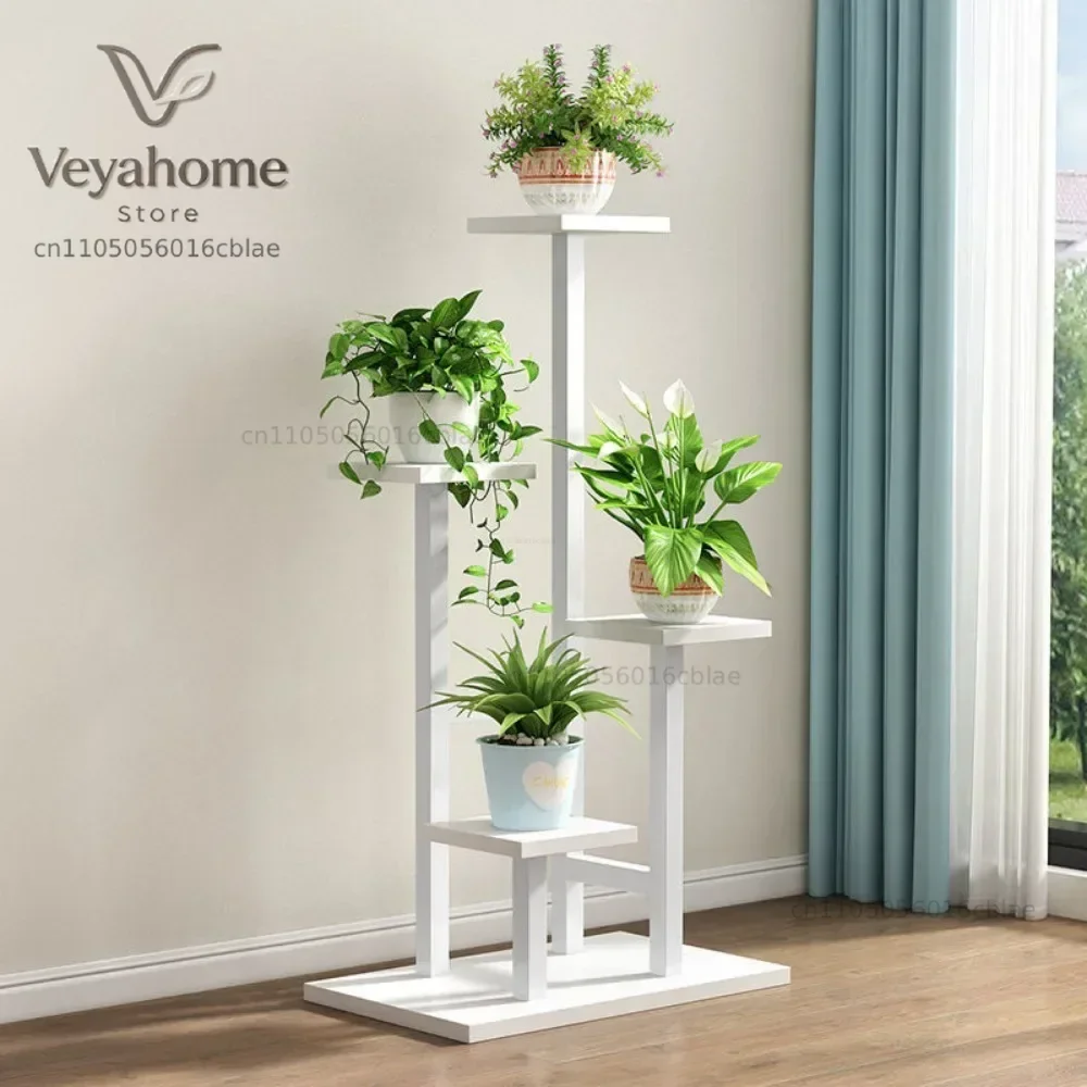 #For Flower Rack Living Room Floor Standing Indoor Home Balcony Multi-layer Iron Art Indoor And Outdoor Flower Pot Display Rack&