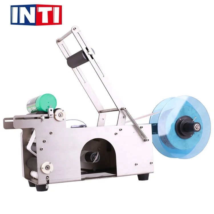 Wholesale Price Semi-Automatic TableTop Electric Manual Labeling Machine for Round Bottle Labeling Sticker Labeling Machine