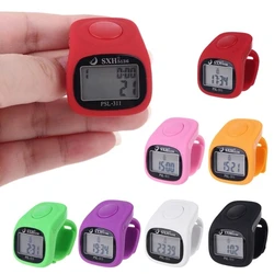 LED Finger Tally Counter Electronic Digital Display Finger Hand Tally Counter Counting Digits Display for People Muslims M4YD