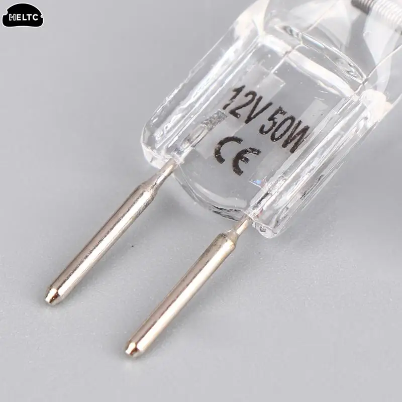 12V/AC G6.35 35W 50W 75W 100W Halogen Lamp Beads Suitable For Aromatherapy Lamp Crystal Lamp Projector 2pin Bulb Quartz glass