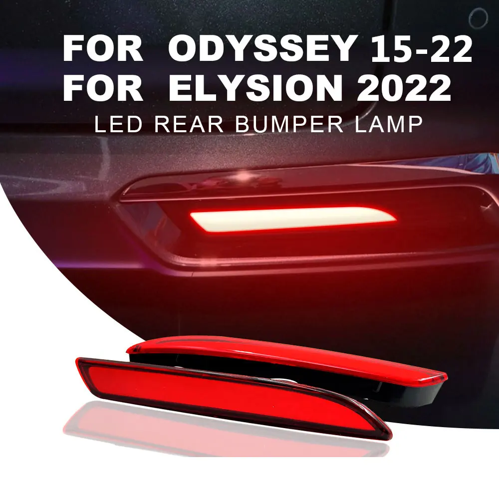 For Honda Odyssey 15-24 for Elysion 2022 Jade CITY SEDAN  Rear Bumper Light Driving Brake Light  Dynamic Turn Signal Indicator