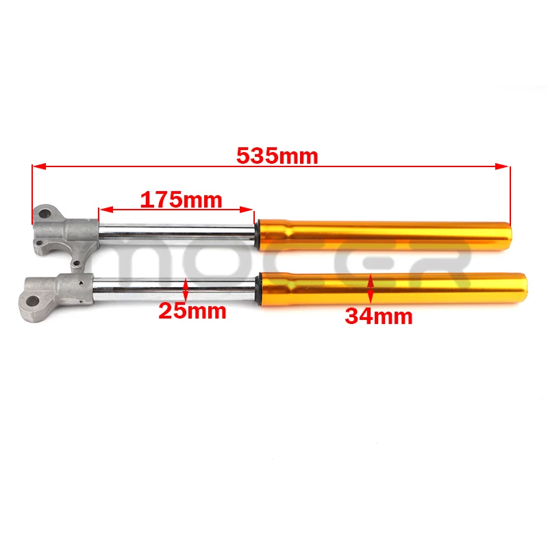 Motocross Front Fork Inverted Shock Absorber Suspension Suitable For Little Apollo 47cc 49cc Two-Stroke Inverted Front Fork