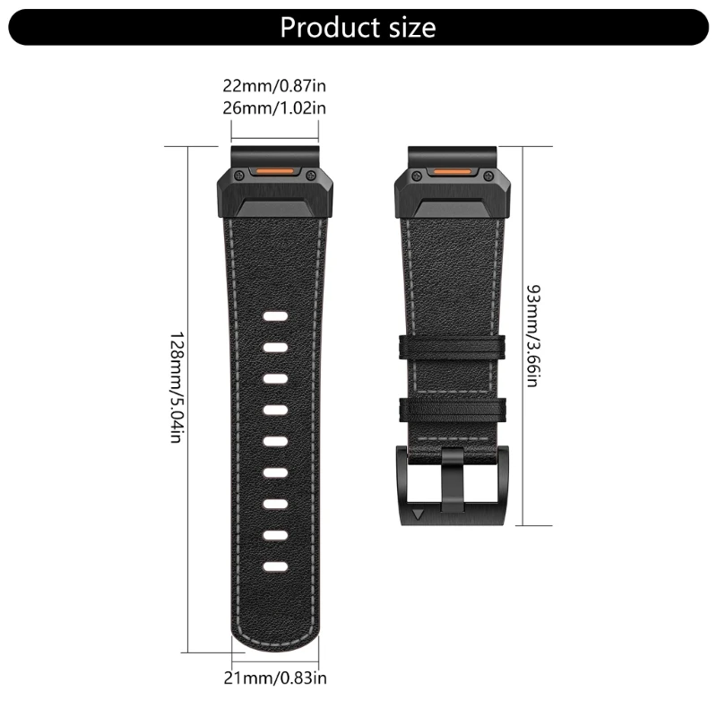 Cinturino per orologio in PU morbido confortevole per cinturino per smartwatch 3/5/6X/7X